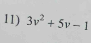 3v^2+5v-1