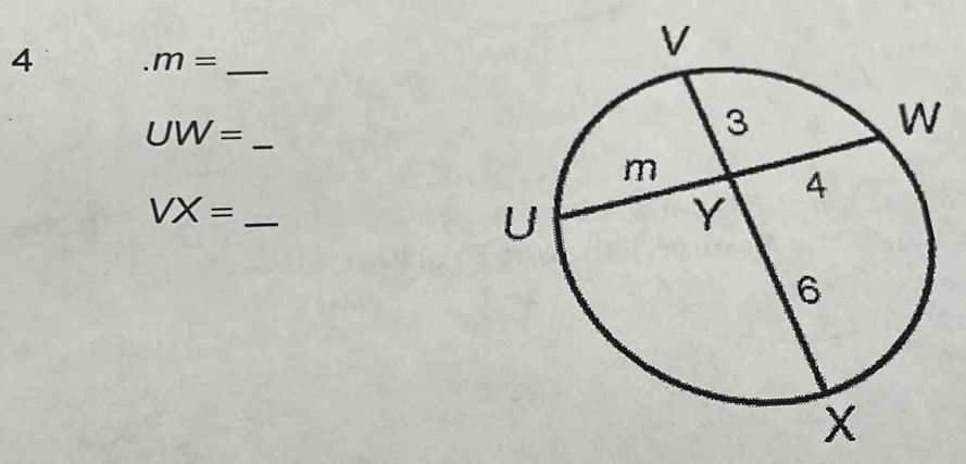 4.m= _ 
_ UW=
VX= _