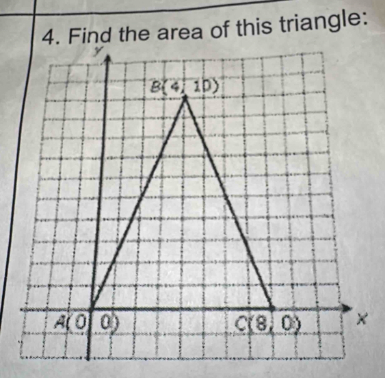 Find the area of this triangle: