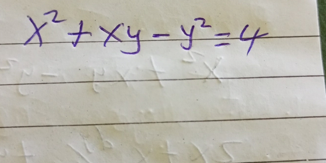 x^2+xy-y^2=4