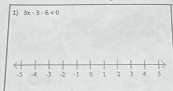 3x-3-6<0</tex>