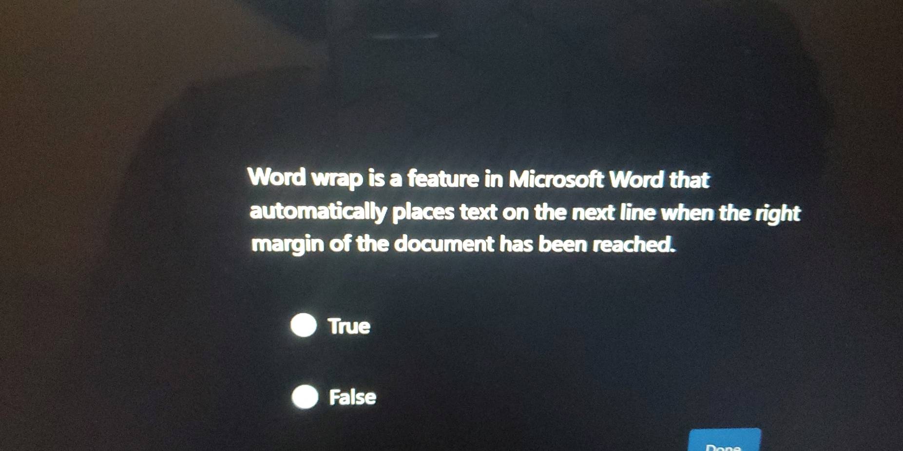 Solved: Word wrap is a feature in Microsoft Word that automatically ...