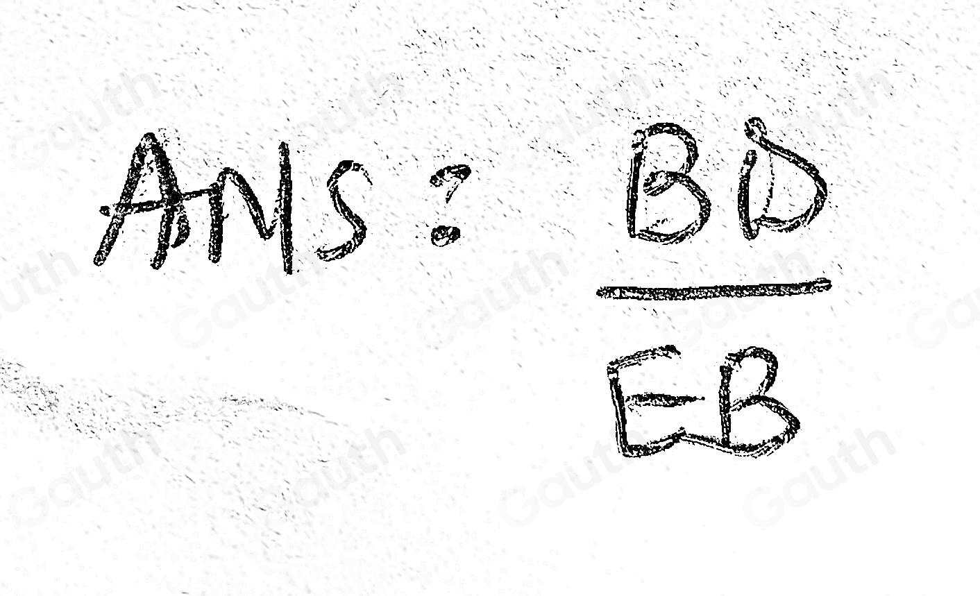 ANS= BD/EB 