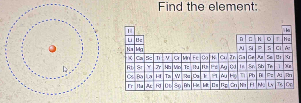 Find the element: