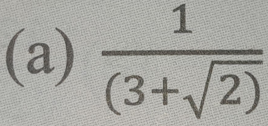  1/(3+sqrt(2)) 