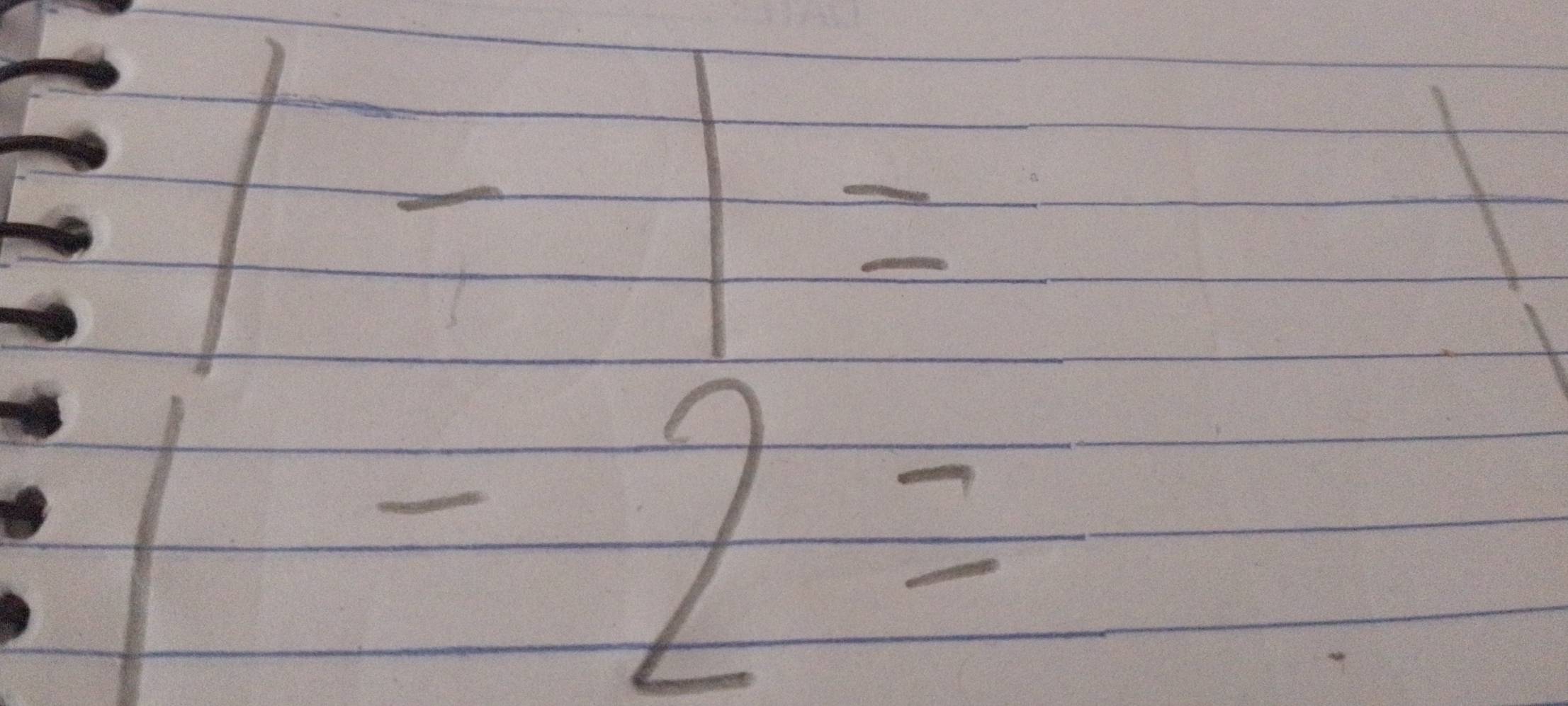 1-1=
- -2=