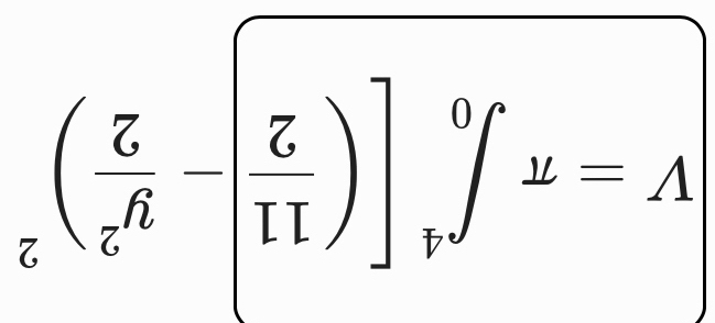 V=π ∈t _0^(4[(frac 11)2- y^2/2 )^2