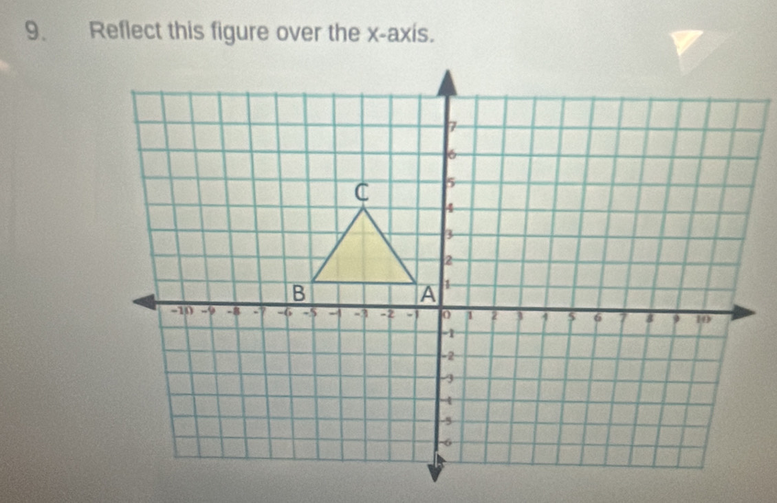 Reflect this figure over the x-axis.