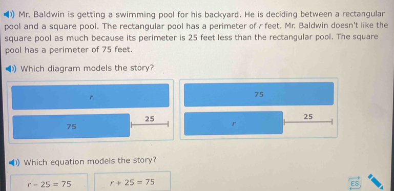Solved: )) Mr. Baldwin is getting a swimming pool for his backyard. He ...
