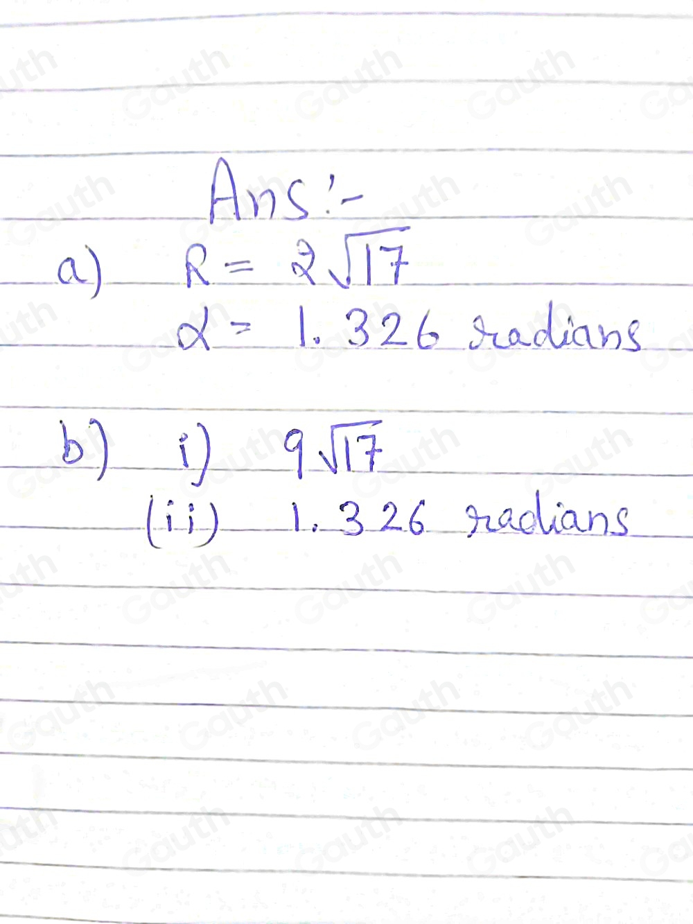 Solved: Express 2cos θ +8sin θ in the form Rcos (θ -alpha ) , where R ...