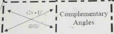 Complementary
Angles