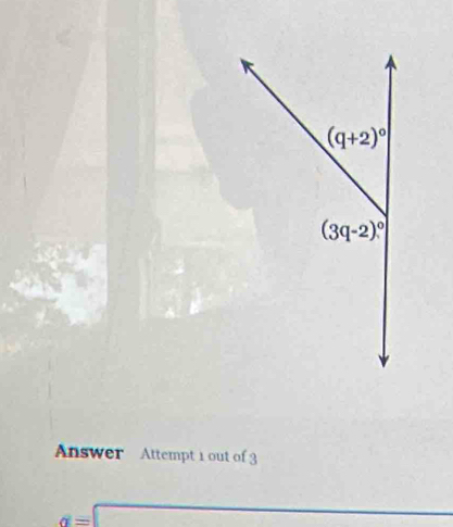 Answer Attempt 1 out of 3
d=□