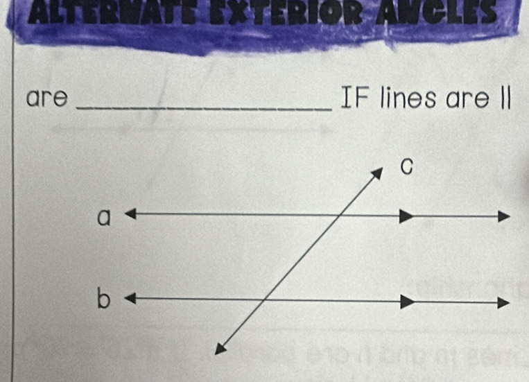 ALTERLACE a OR ANCL 
are _IF lines are 1l