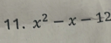 x^2-x-12