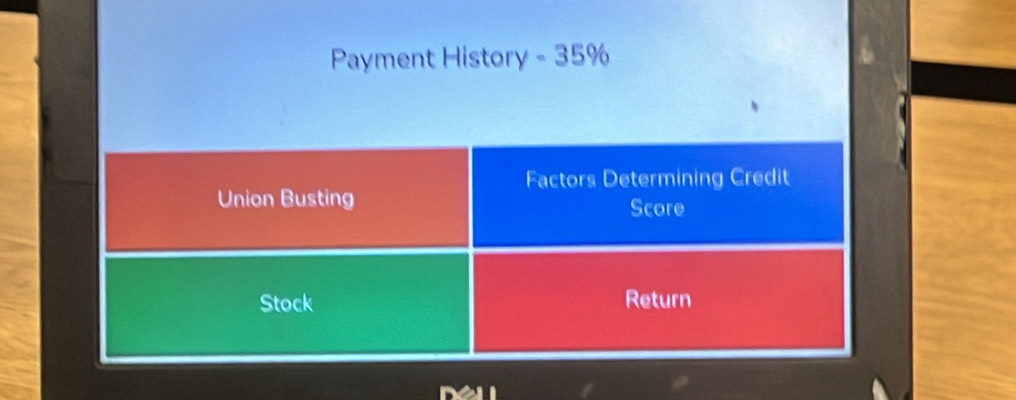 Payment History -35%