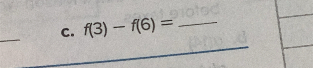 f(3)-f(6)= _