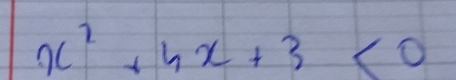 x^2+4x+3<0</tex>