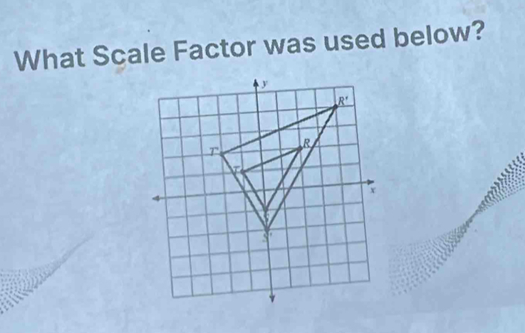 What Scale Factor was used below?