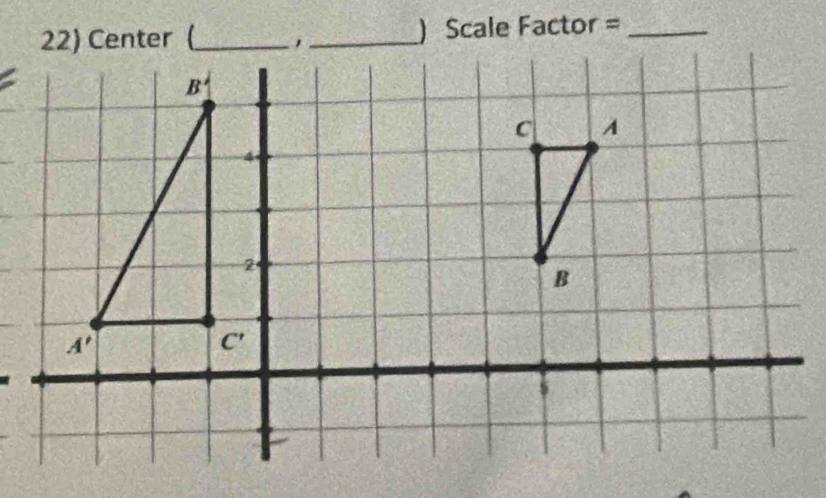 ) Scale Factor =_