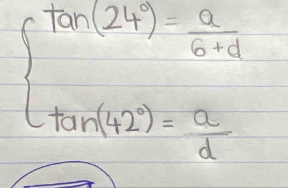 beginarrayl tan (2+(2 a/0+b  tan (42)= a/2 endarray.