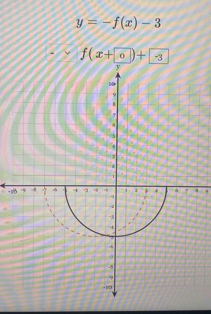 y=-f(x)-3
f(x+0)+-3
-1 9