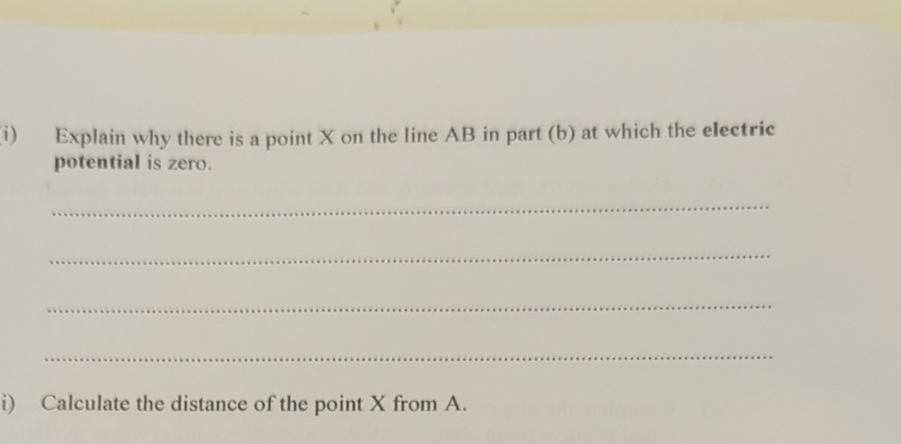 Solved: Explain why there is a point X on the line AB in part (b) at ...