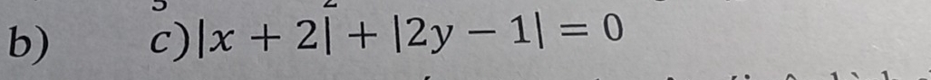 |x+2|+|2y-1|=0