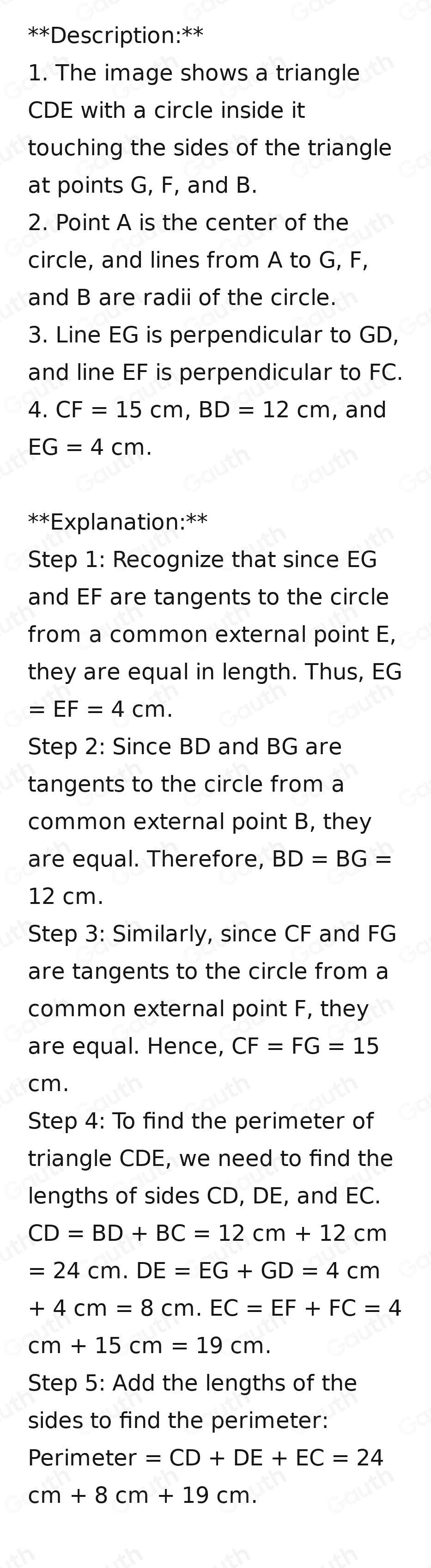 Solved: Use the image to answer the question. If CDE has sides that are ...