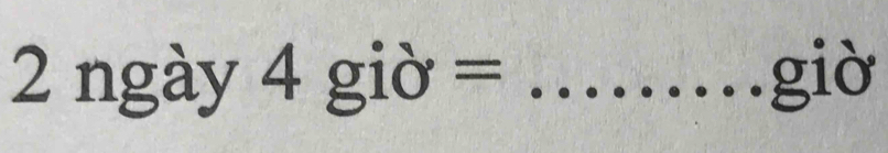 ngày 4gipartial = _giờ