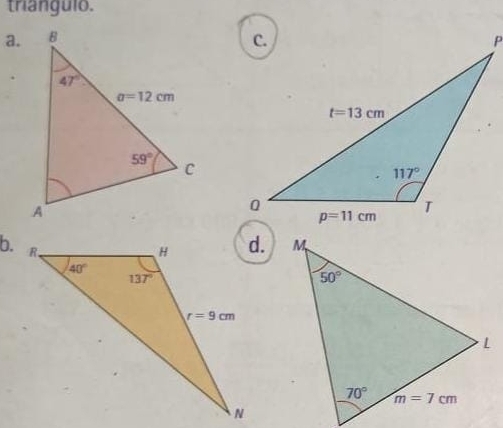 triangulo.
a.
b.