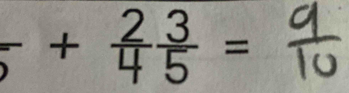 frac 5+ 2/4  3/5 =