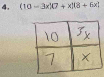 (10-3x)(7+x)(8+6x)