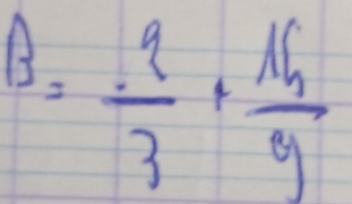 B= 2/3 +frac N_39