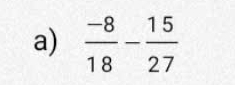  (-8)/18 - 15/27 