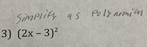 (2x-3)^2