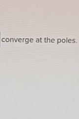 converge at the poles.