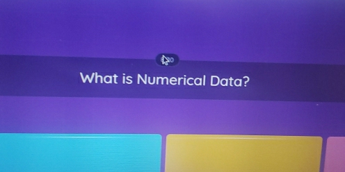 What is Numerical Data?