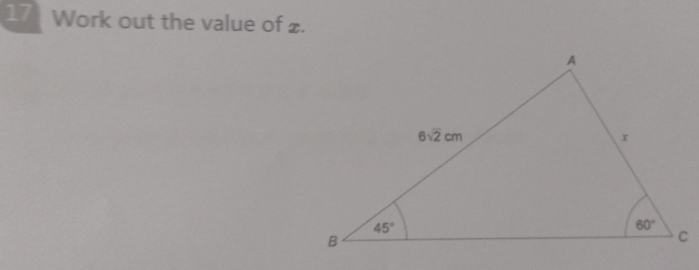 Work out the value of £.