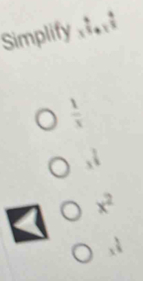 Simplify
 1/x 
x^2