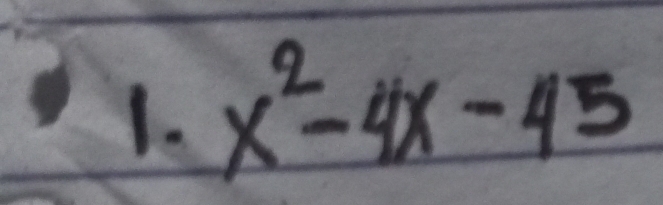 x^2-4x-45