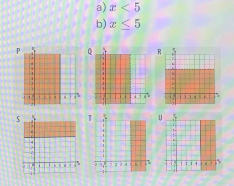x<5</tex> 
b) x≤ 5
P
QR

S
T