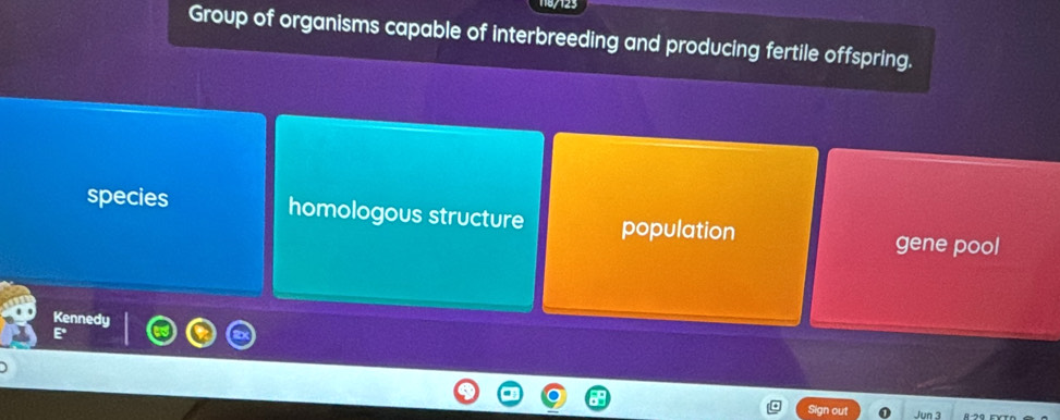 Solved: Group of organisms capable of interbreeding and producing ...