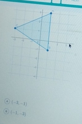 A (-3,-1)
B (-1,-3)