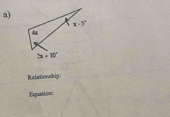 Relationship:
Equation: