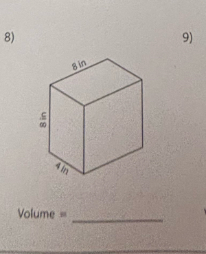 Volume =