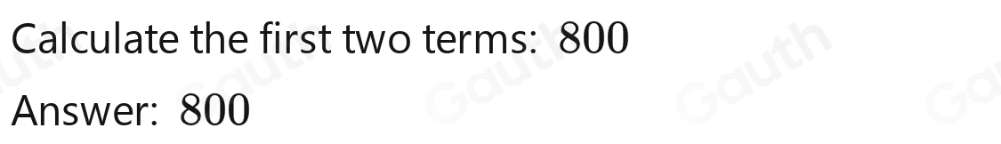 Solved: 80 * 10 [Math]