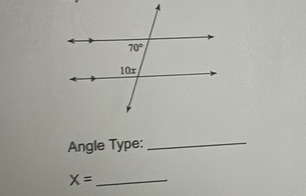 Angle Type:_
X= _