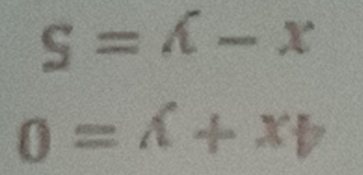 S=A-x
0=hat A+x_V