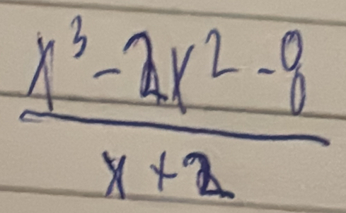  (x^3-2x^2-8)/x+2 