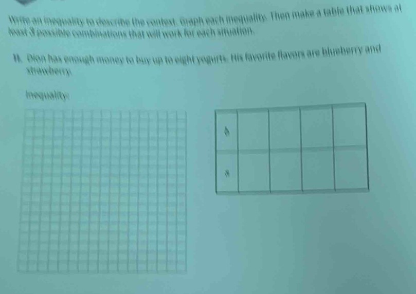 Solved: Write an in scribe the contest. Graph each inequality. Then ...